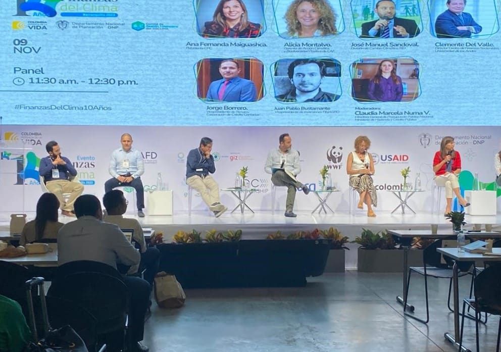 Clemente Del Valle en el foro sobre bioeconomía de Finanzas del Clima